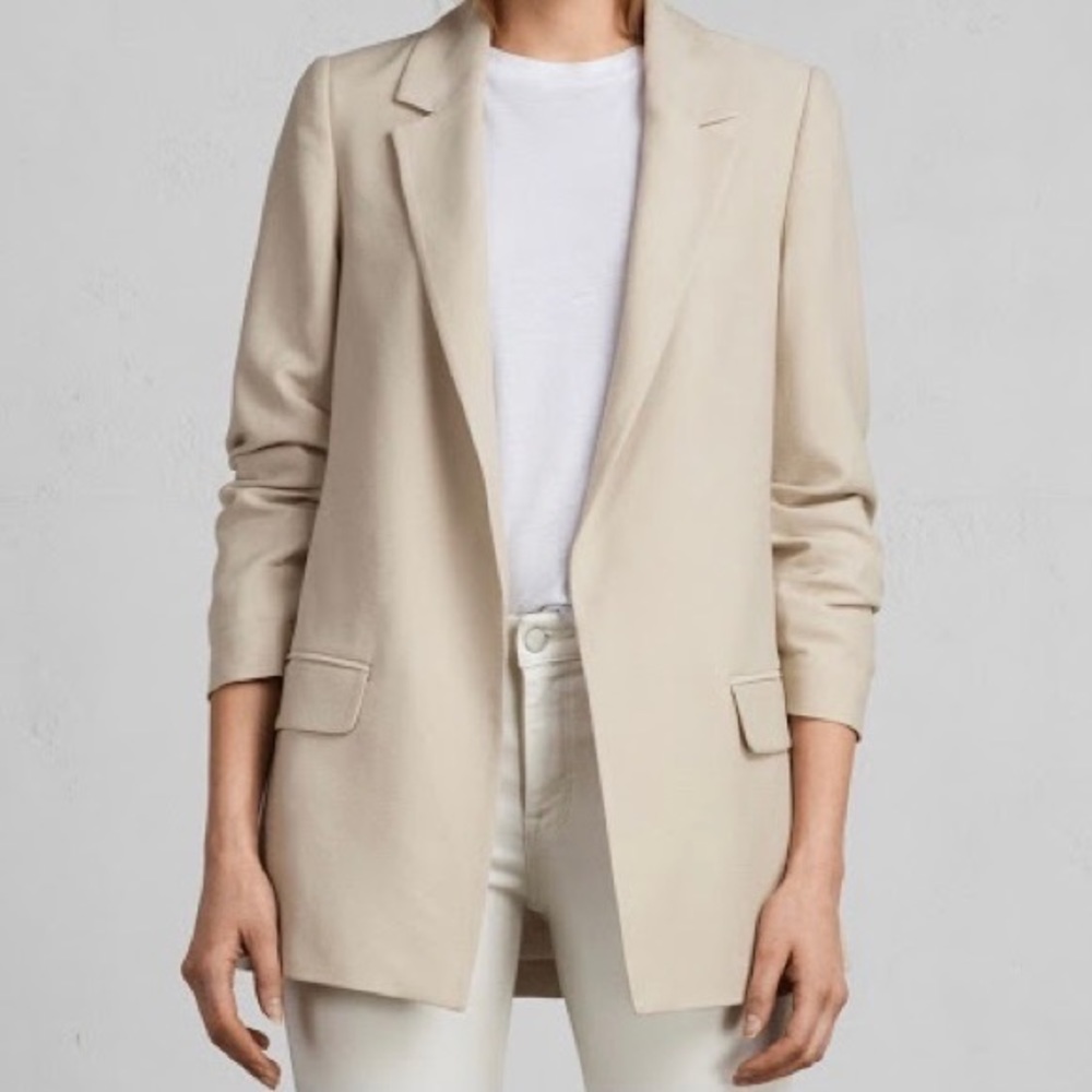 AllSaints Aleida Blazer cream